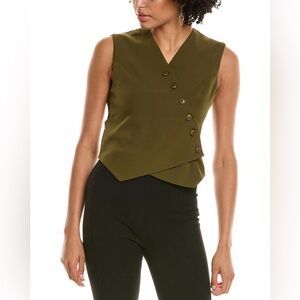 Commense Made For You Asymmetric Buttoned‎ Vest size L